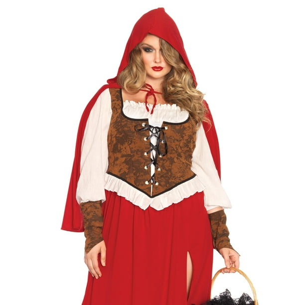 Red Riding Hood Ladies Fancy Dress Fairytale Book Day Week Womens Adults Costume